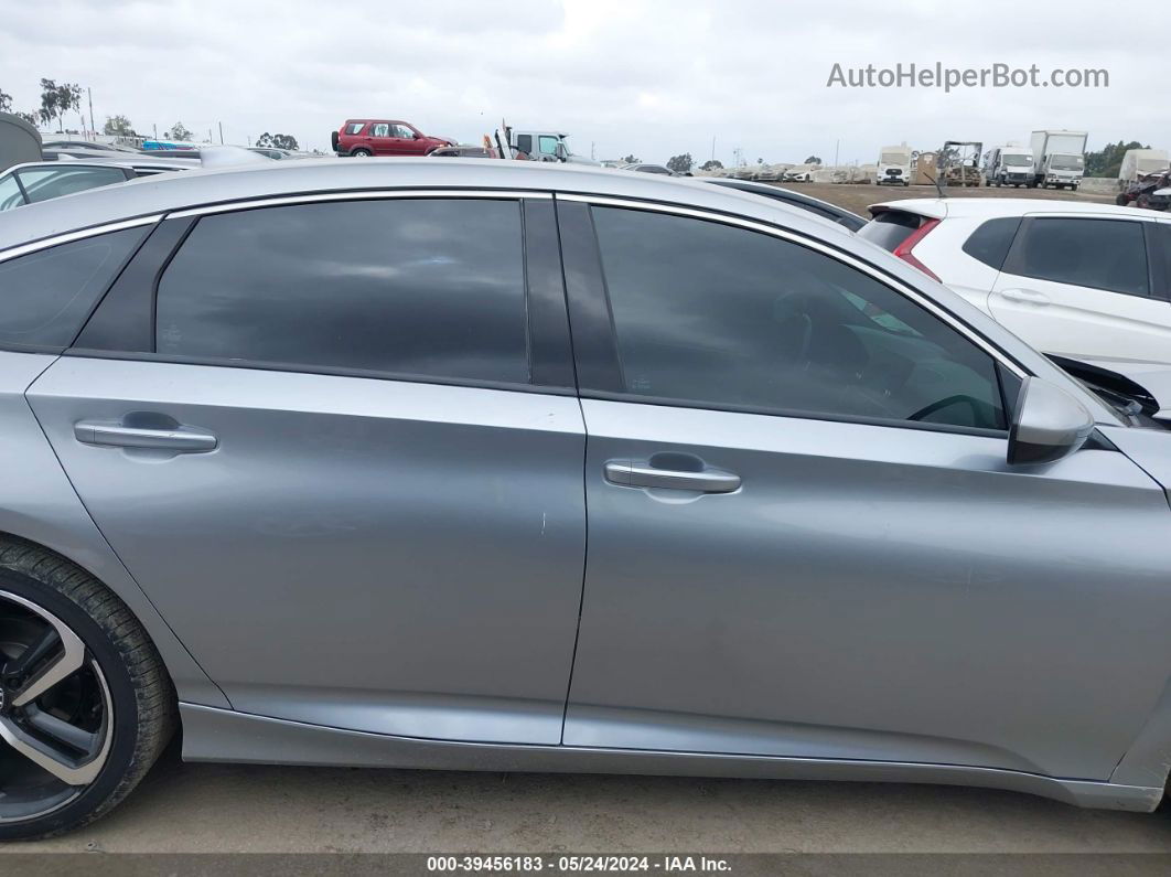 2019 Honda Accord Sport Gray vin: 1HGCV1F36KA011203