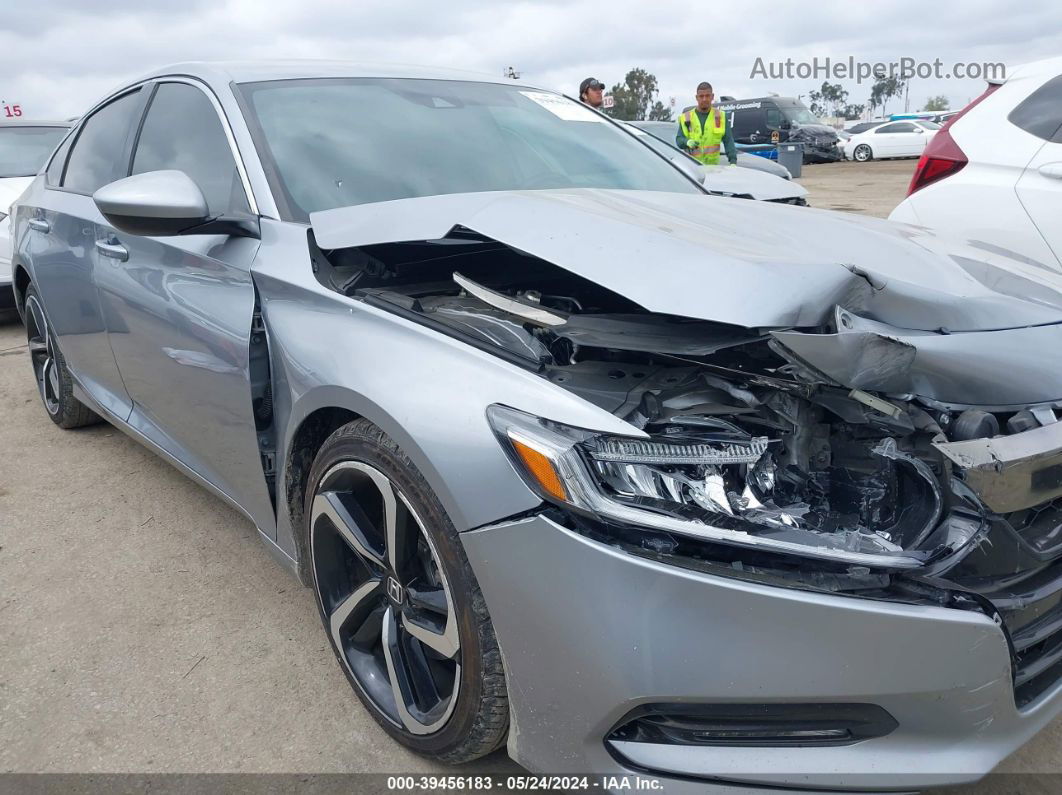 2019 Honda Accord Sport Gray vin: 1HGCV1F36KA011203