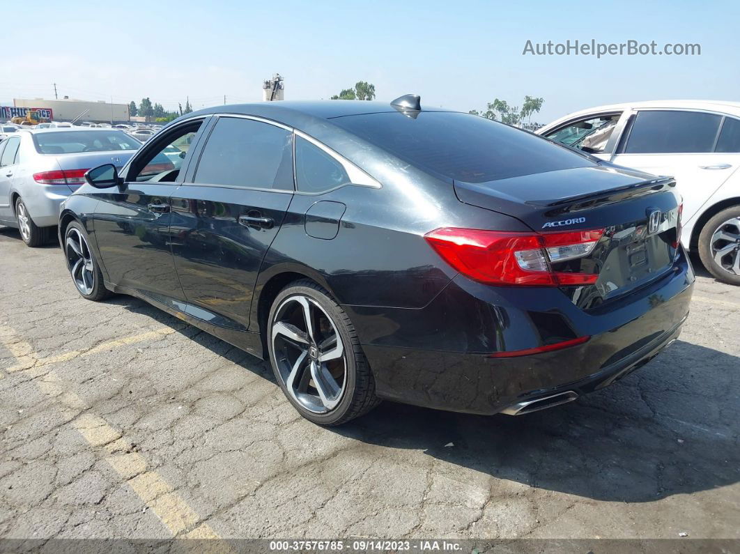 2019 Honda Accord Sport Black vin: 1HGCV1F36KA031001