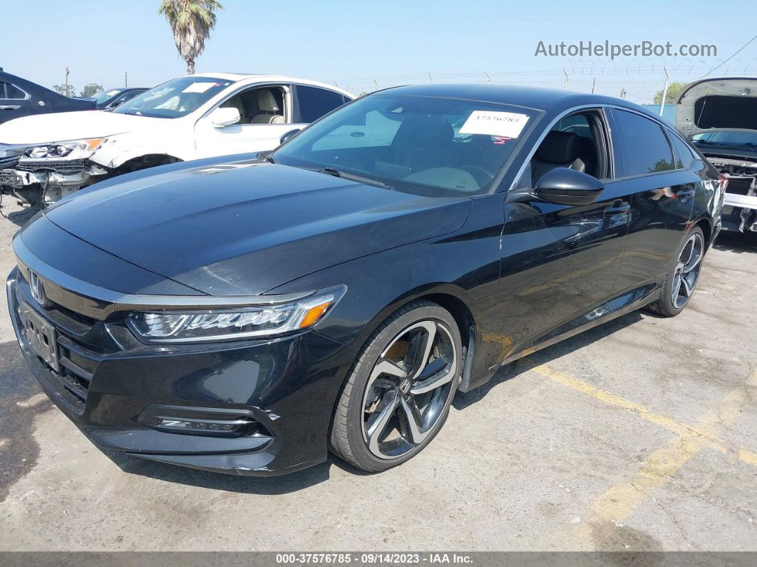 2019 Honda Accord Sport Black vin: 1HGCV1F36KA031001