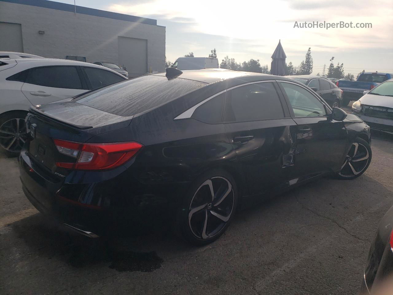 2019 Honda Accord Sport Black vin: 1HGCV1F36KA031001