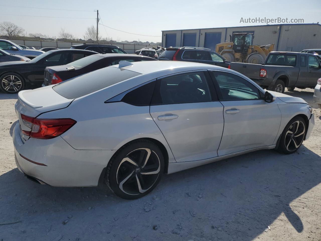 2019 Honda Accord Sport White vin: 1HGCV1F36KA046940