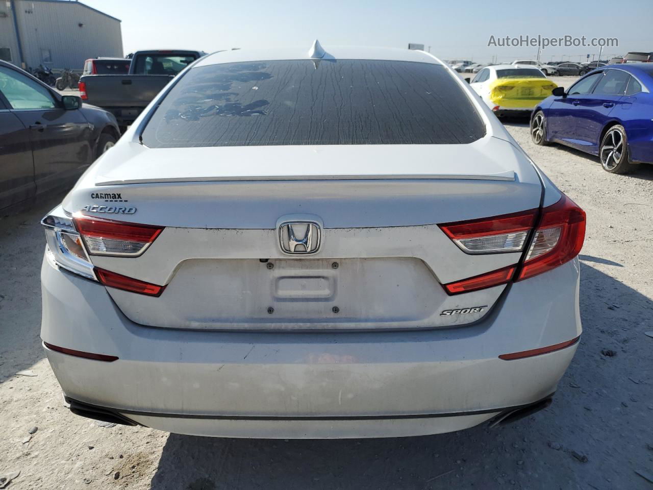 2019 Honda Accord Sport White vin: 1HGCV1F36KA046940