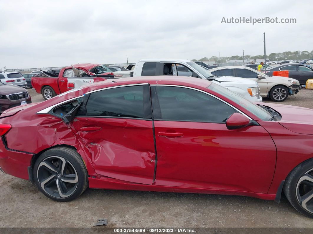 2019 Honda Accord Sport Red vin: 1HGCV1F36KA063155