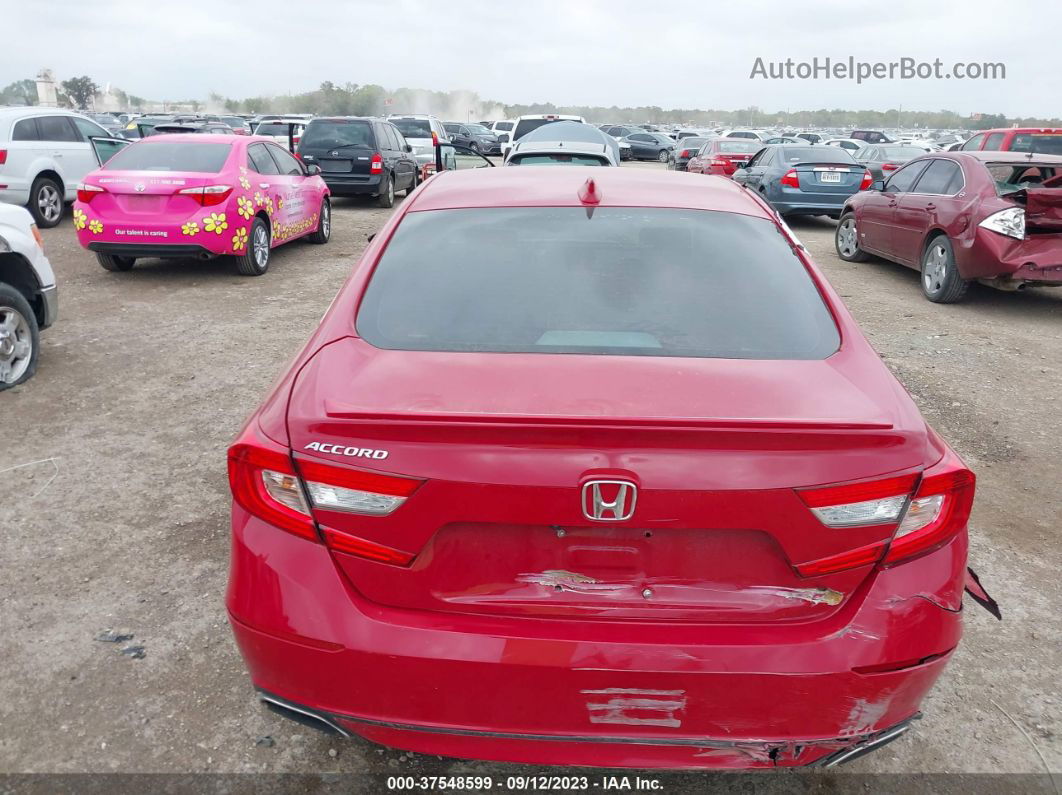 2019 Honda Accord Sport Red vin: 1HGCV1F36KA063155