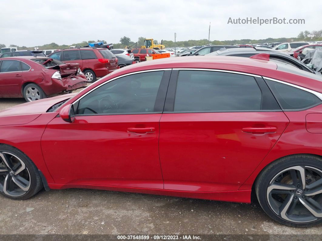 2019 Honda Accord Sport Red vin: 1HGCV1F36KA063155