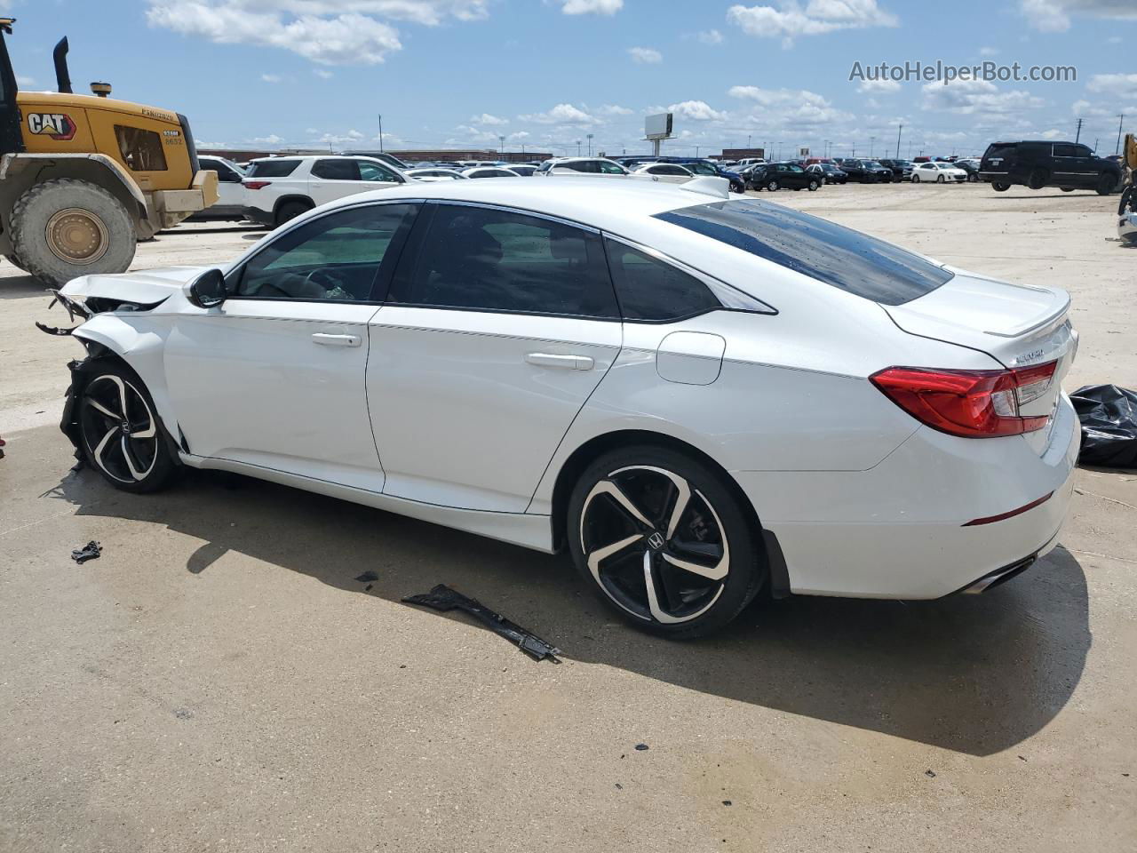 2019 Honda Accord Sport White vin: 1HGCV1F36KA067013