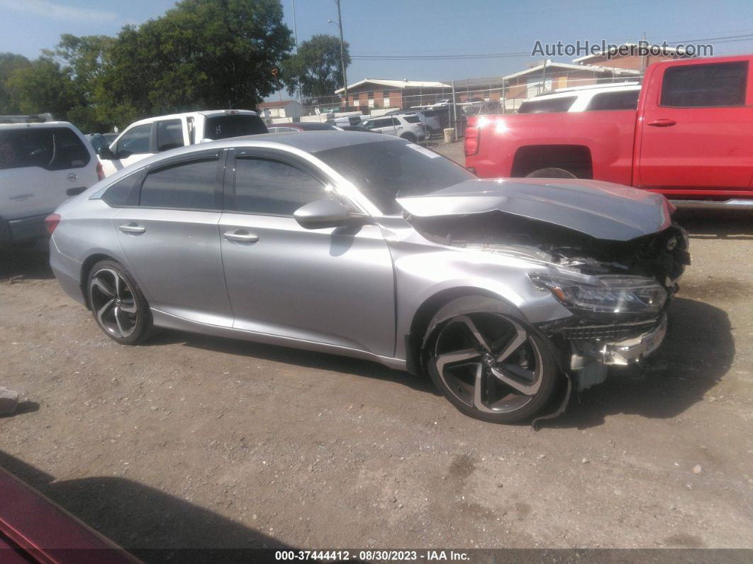 2019 Honda Accord Sedan Sport 1.5t Silver vin: 1HGCV1F36KA084815