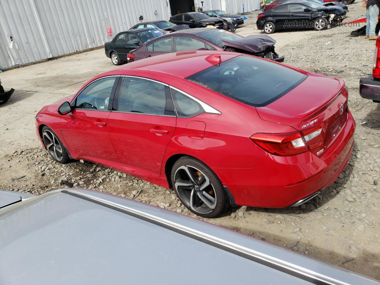 2019 Honda Accord Sport Red vin: 1HGCV1F36KA088217