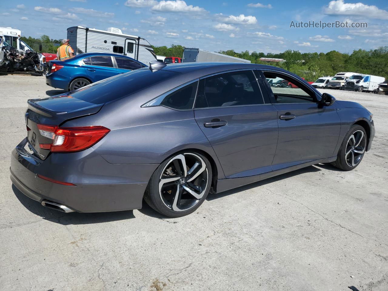 2019 Honda Accord Sport Угольный vin: 1HGCV1F36KA099279