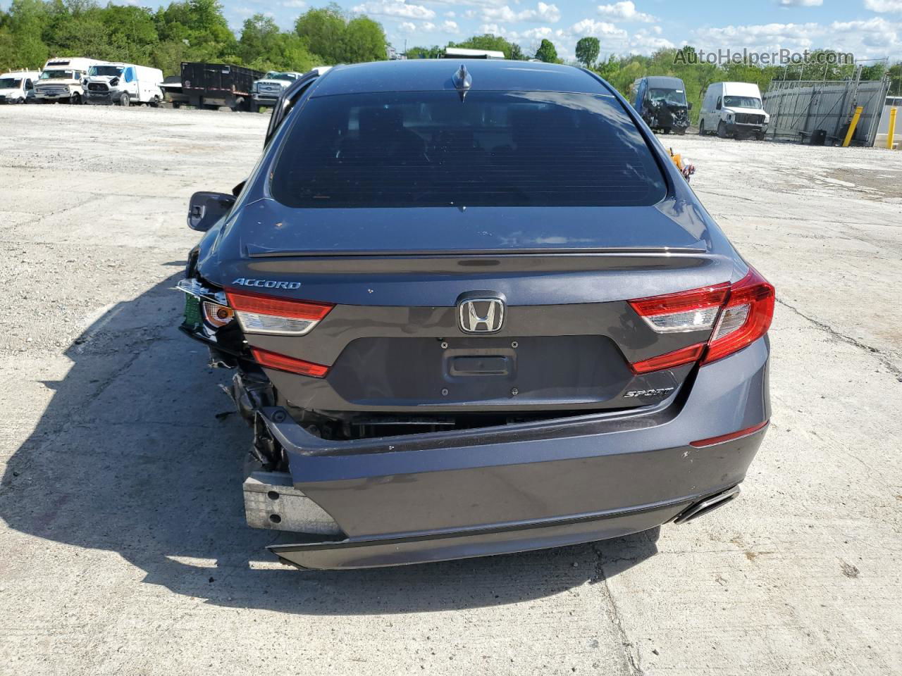 2019 Honda Accord Sport Угольный vin: 1HGCV1F36KA099279