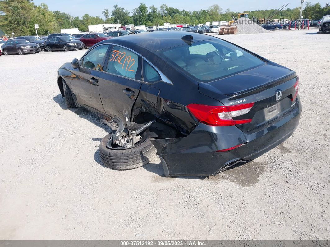 2019 Honda Accord Sedan Sport 1.5t Black vin: 1HGCV1F36KA113651