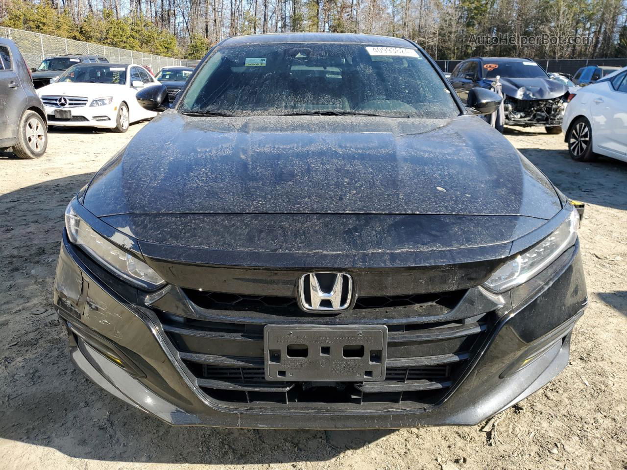 2019 Honda Accord Sport Black vin: 1HGCV1F36KA131597