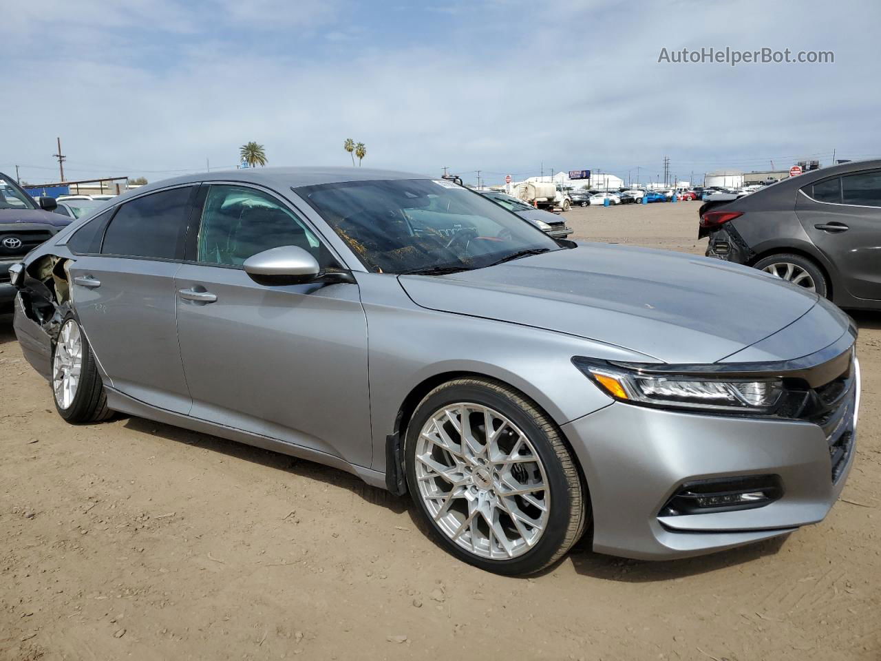 2019 Honda Accord Sport Silver vin: 1HGCV1F36KA132989