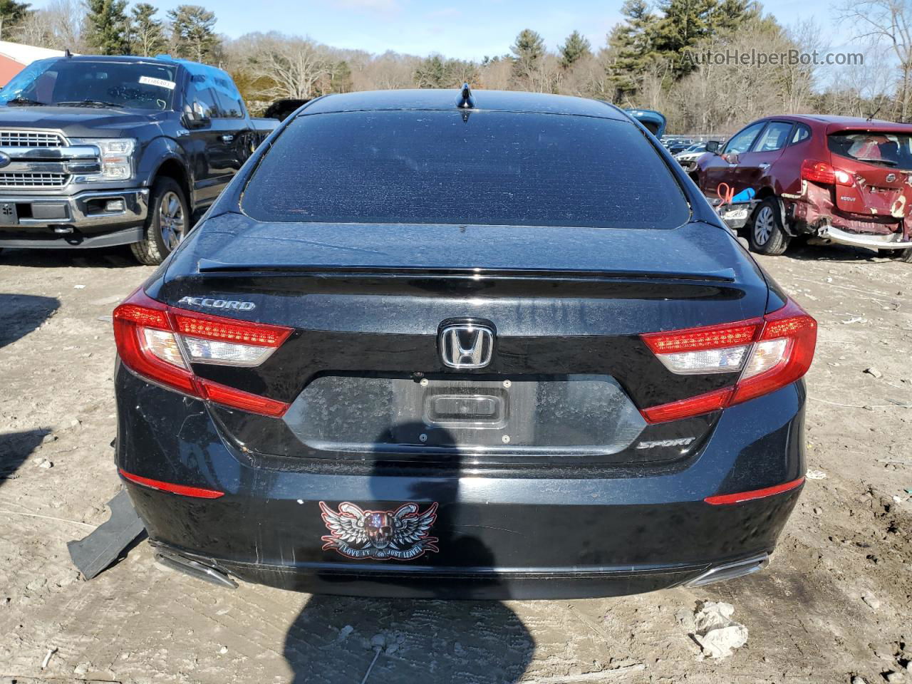 2019 Honda Accord Sport Black vin: 1HGCV1F36KA171811