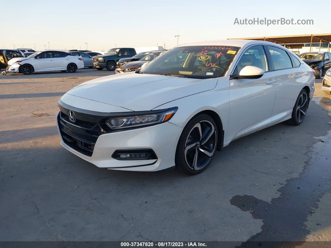 2019 Honda Accord Sport Белый vin: 1HGCV1F36KA172652