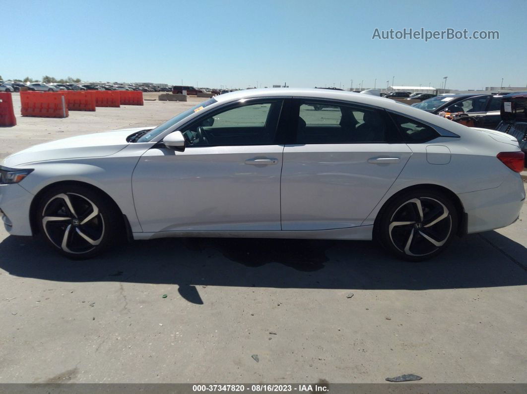 2019 Honda Accord Sport White vin: 1HGCV1F36KA172652