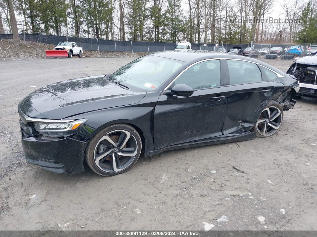 2020 Honda Accord Sport Black vin: 1HGCV1F36LA010683