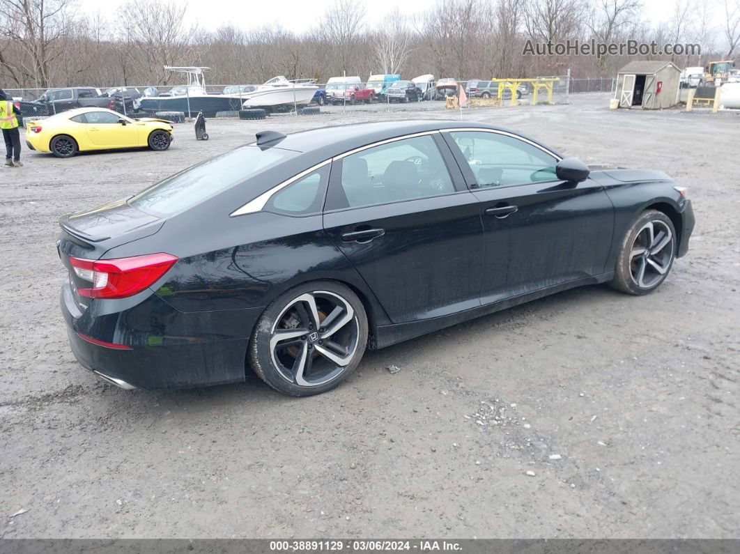 2020 Honda Accord Sport Black vin: 1HGCV1F36LA010683