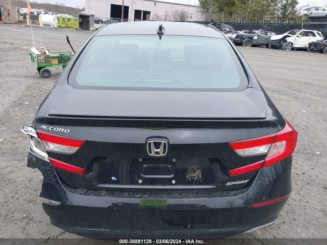 2020 Honda Accord Sport Black vin: 1HGCV1F36LA010683