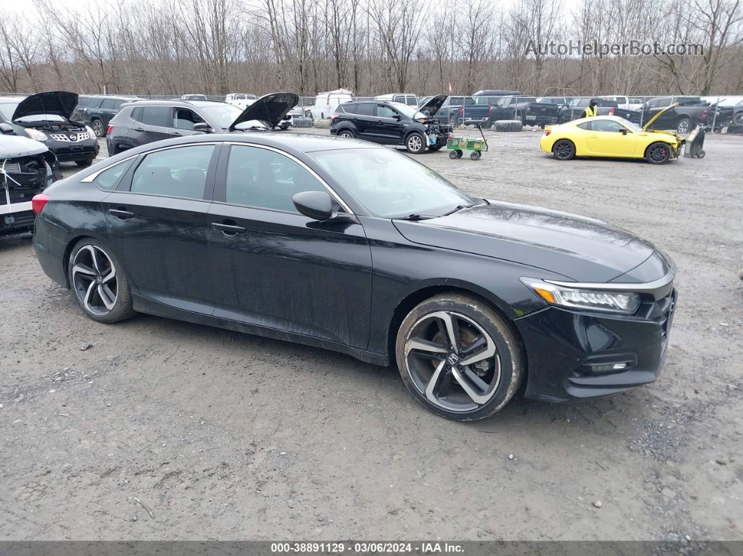 2020 Honda Accord Sport Black vin: 1HGCV1F36LA010683