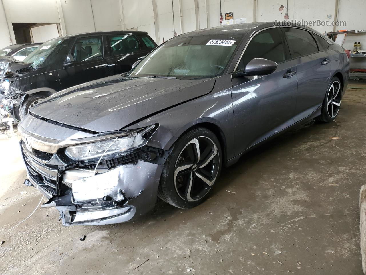 2020 Honda Accord Sport Gray vin: 1HGCV1F36LA012725