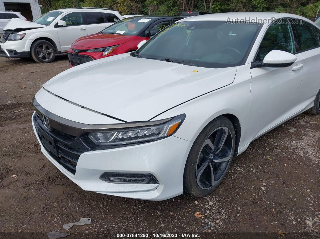 2020 Honda Accord Sedan Sport White vin: 1HGCV1F36LA067630