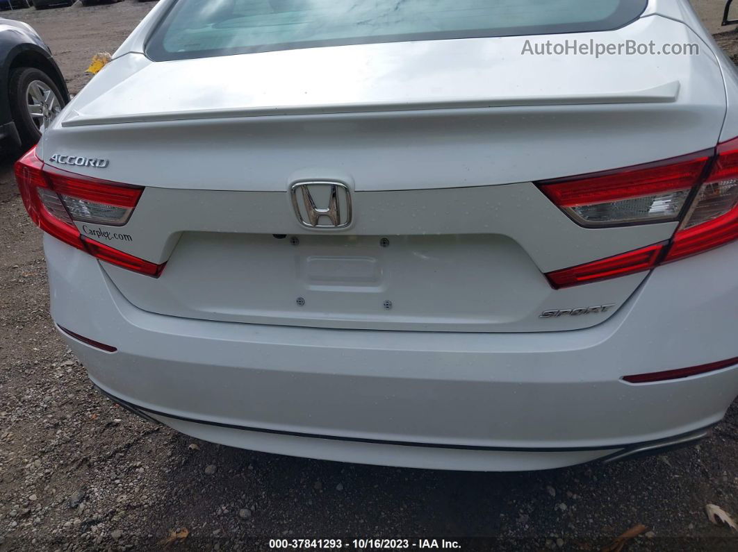 2020 Honda Accord Sedan Sport White vin: 1HGCV1F36LA067630