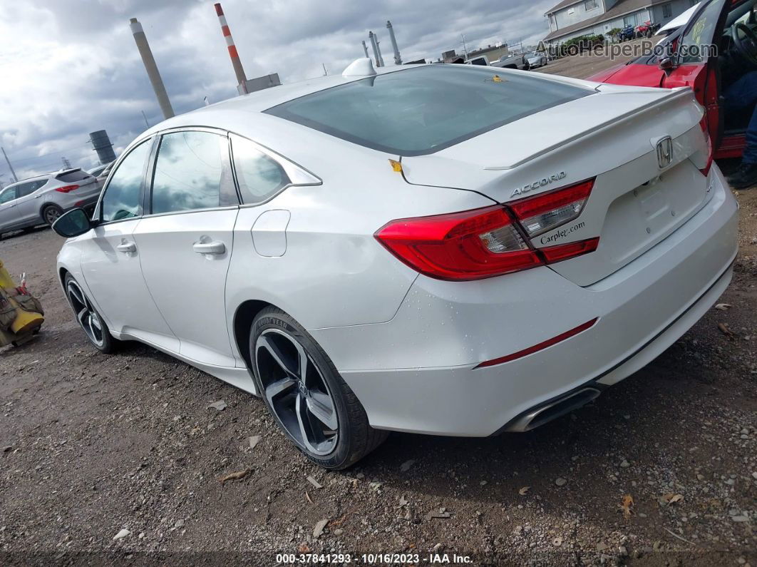 2020 Honda Accord Sedan Sport White vin: 1HGCV1F36LA067630