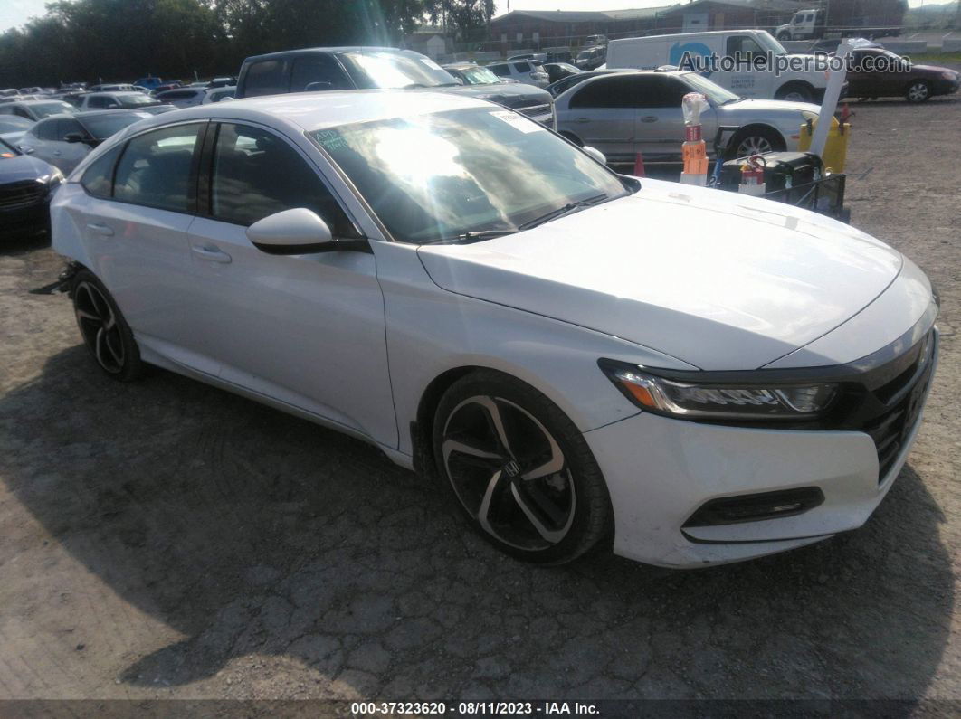 2020 Honda Accord Sedan Sport Белый vin: 1HGCV1F36LA095332