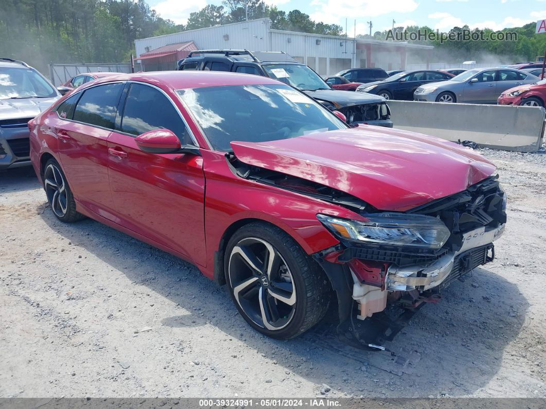 2020 Honda Accord Sport Red vin: 1HGCV1F36LA095895