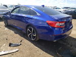 2020 Honda Accord Sport Blue vin: 1HGCV1F36LA109875