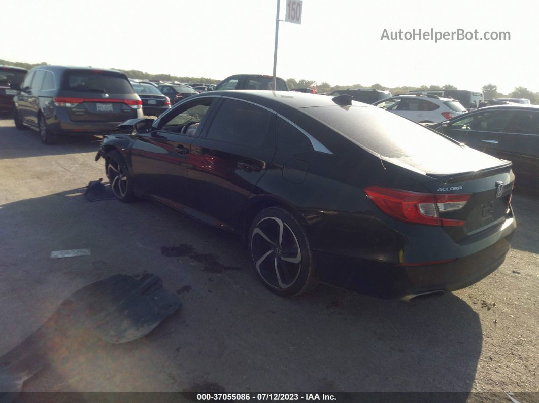 2020 Honda Accord Sedan Sport Black vin: 1HGCV1F36LA110508