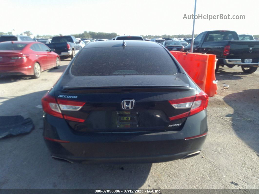 2020 Honda Accord Sedan Sport Black vin: 1HGCV1F36LA110508