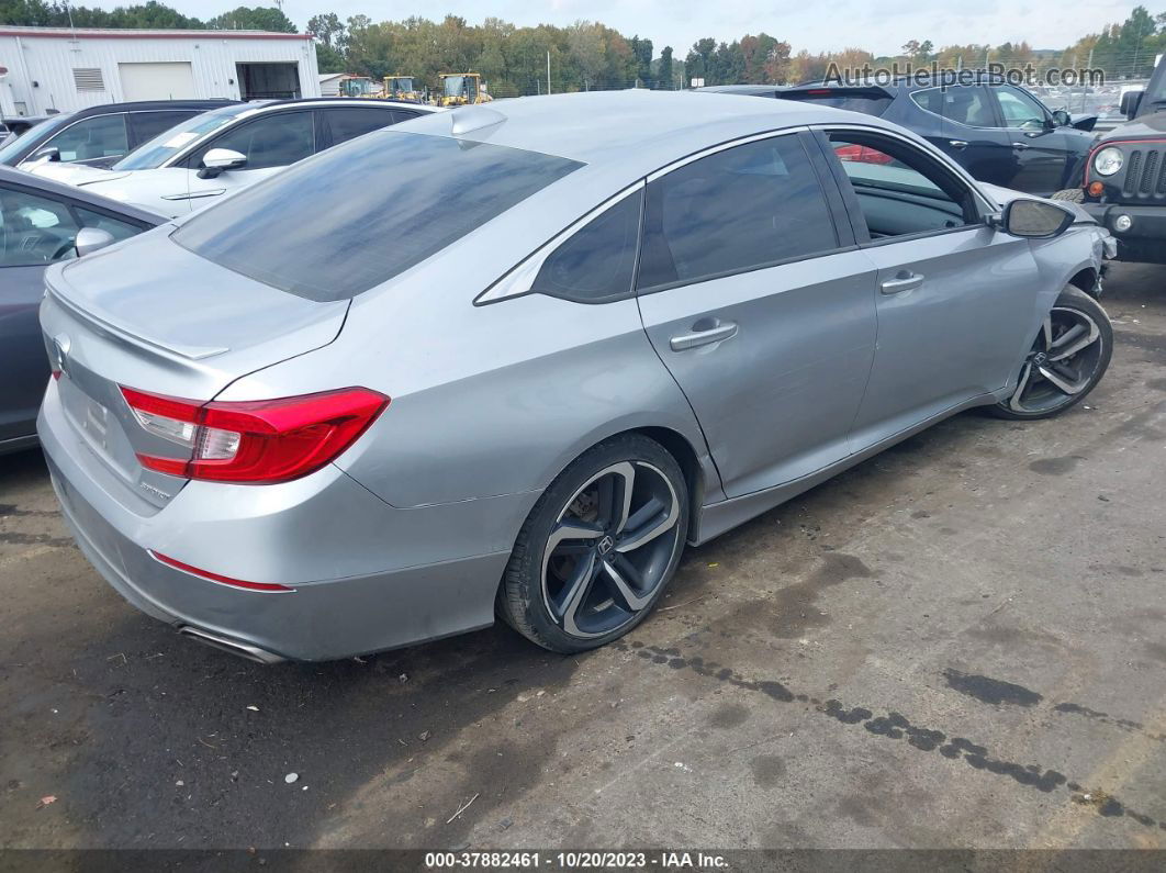 2020 Honda Accord Sport Silver vin: 1HGCV1F36LA120682