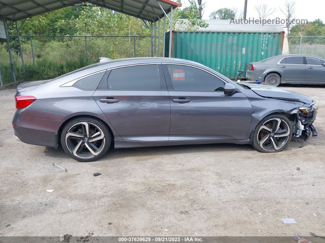 2020 Honda Accord Sport Gray vin: 1HGCV1F36LA134596