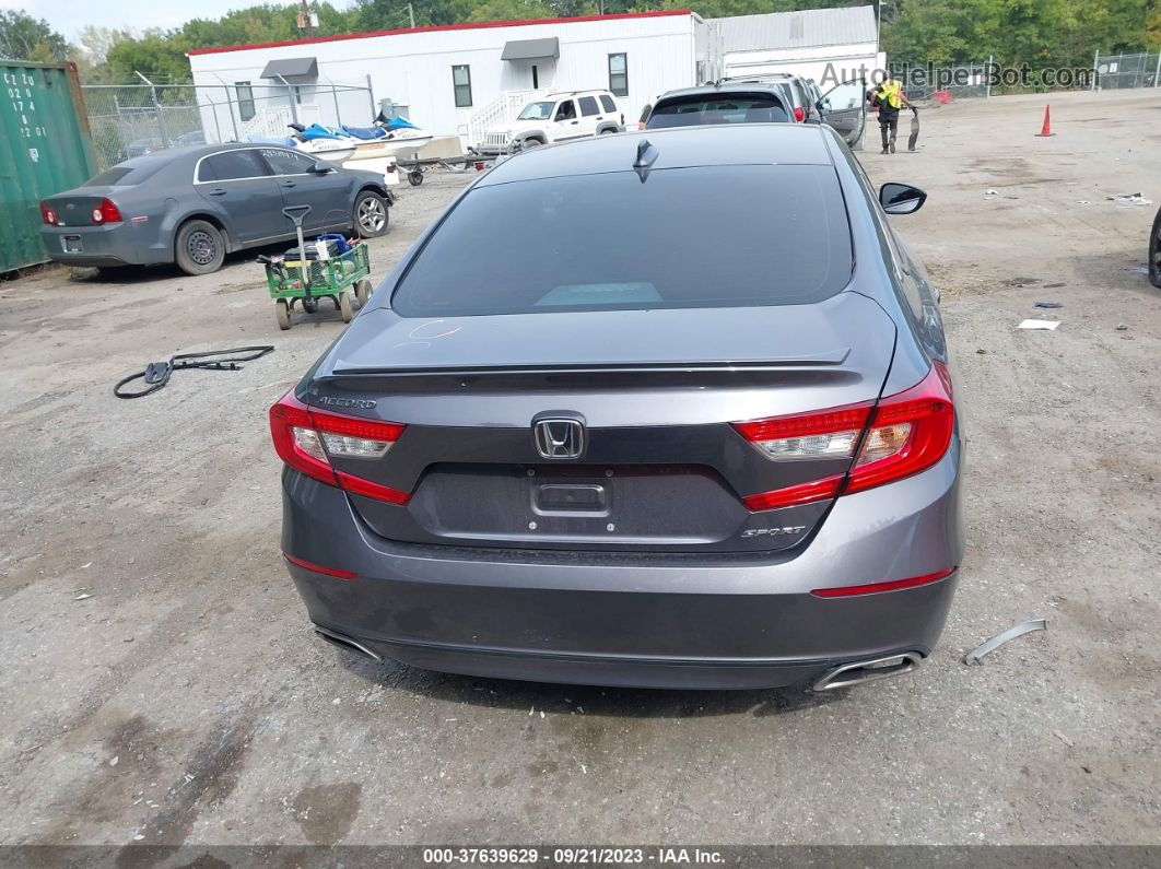 2020 Honda Accord Sport Gray vin: 1HGCV1F36LA134596