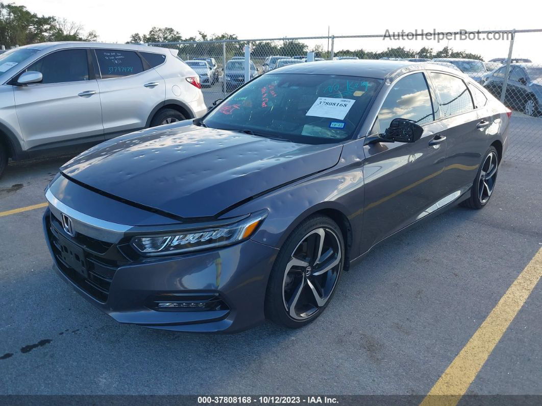 2020 Honda Accord Sedan Sport Gray vin: 1HGCV1F36LA135845