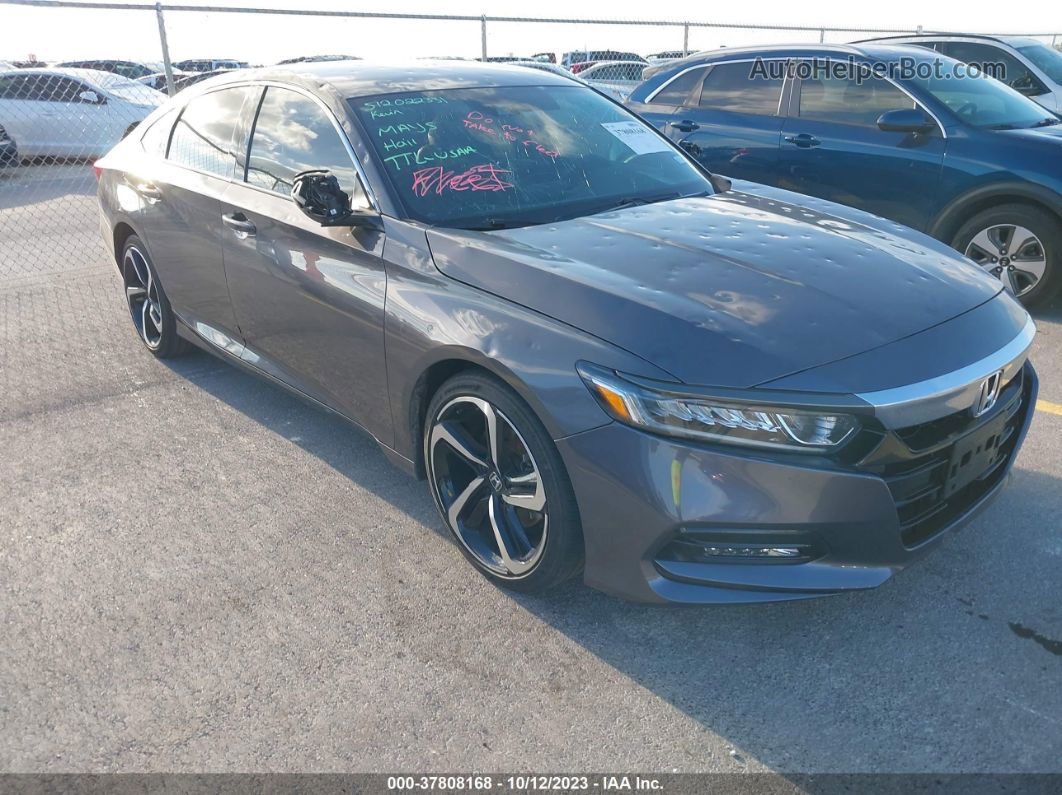 2020 Honda Accord Sedan Sport Gray vin: 1HGCV1F36LA135845