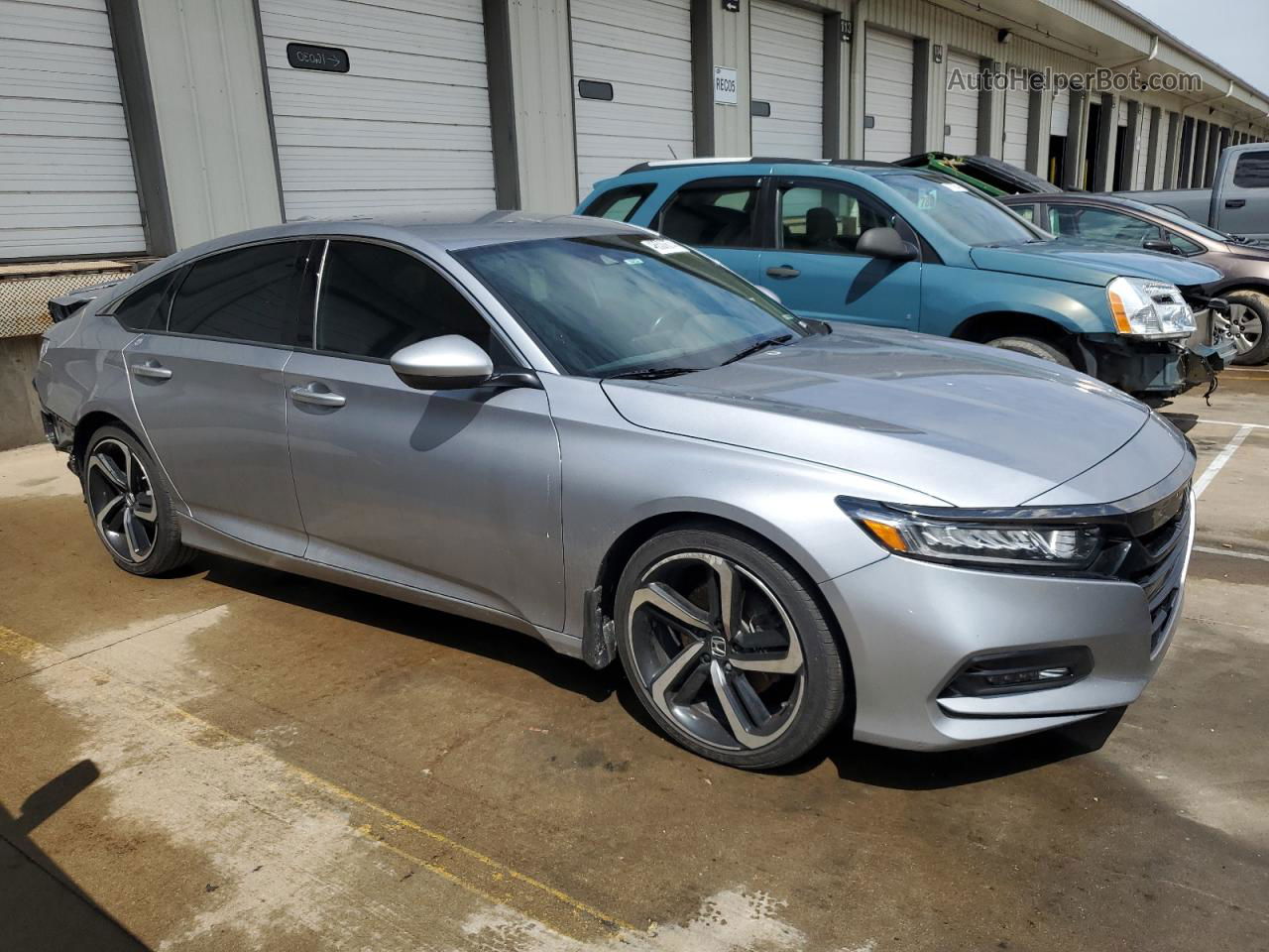 2020 Honda Accord Sport Silver vin: 1HGCV1F36LA151799