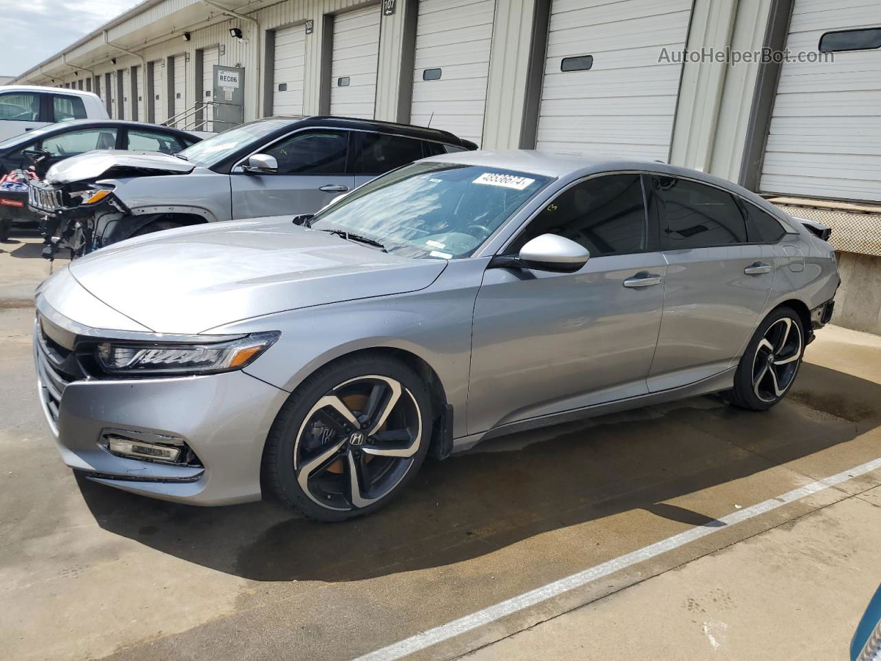 2020 Honda Accord Sport Silver vin: 1HGCV1F36LA151799