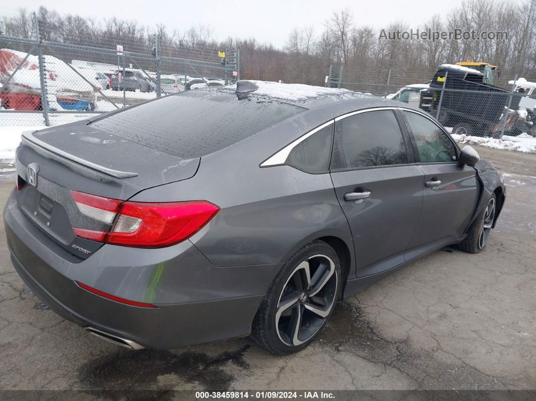 2020 Honda Accord Sport Gray vin: 1HGCV1F36LA154069