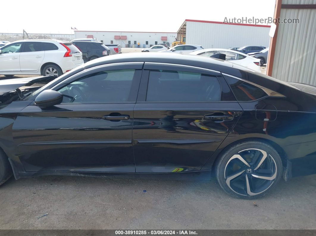 2018 Honda Accord Sport Black vin: 1HGCV1F37JA000970