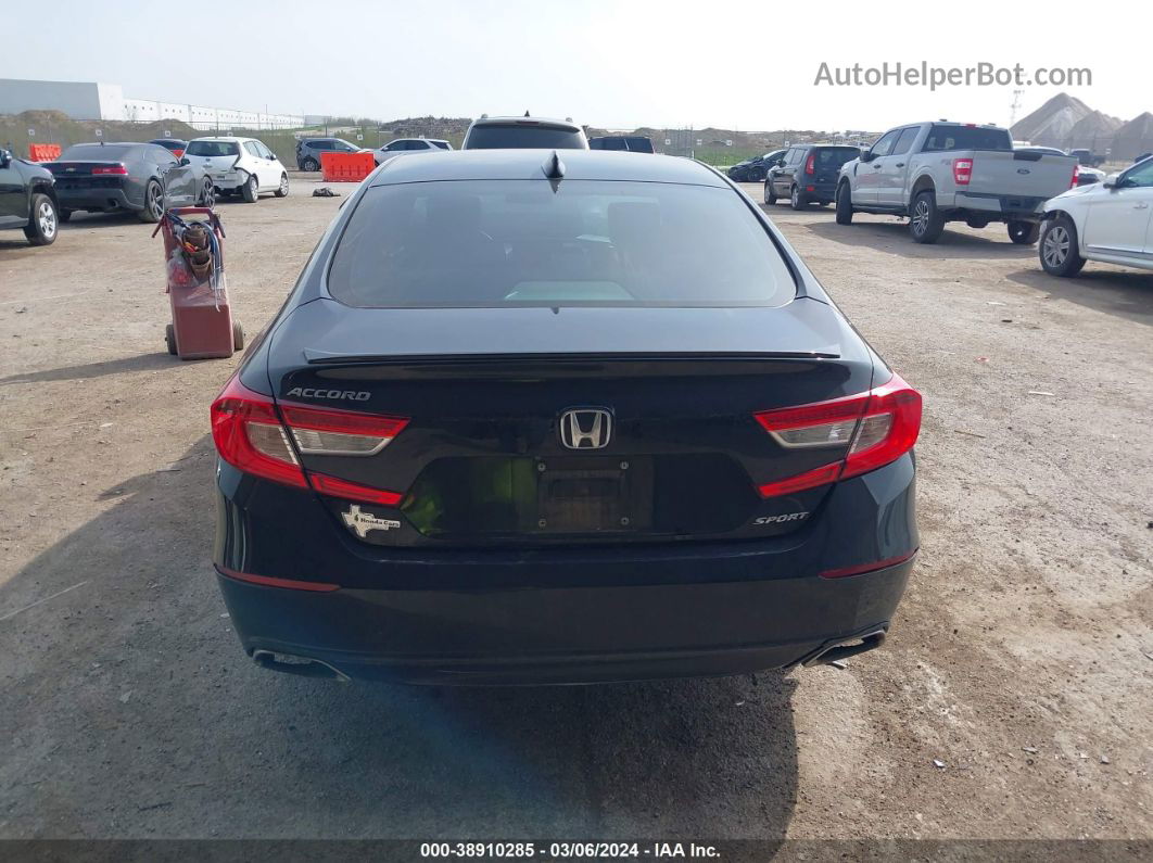 2018 Honda Accord Sport Black vin: 1HGCV1F37JA000970