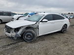 2018 Honda Accord Sport White vin: 1HGCV1F37JA095370