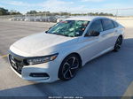 2018 Honda Accord Sport White vin: 1HGCV1F37JA102138