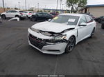 2018 Honda Accord Sport White vin: 1HGCV1F37JA122440