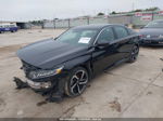 2018 Honda Accord Sport Black vin: 1HGCV1F37JA153834