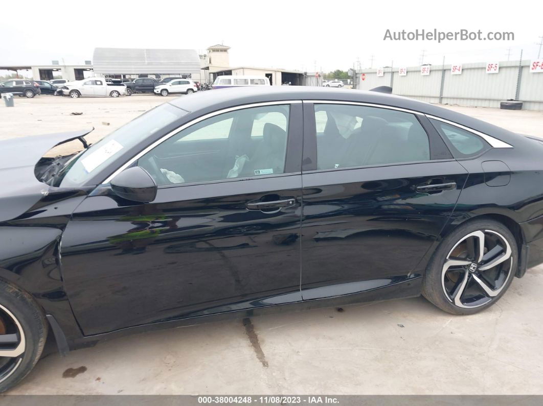 2018 Honda Accord Sport Black vin: 1HGCV1F37JA153834