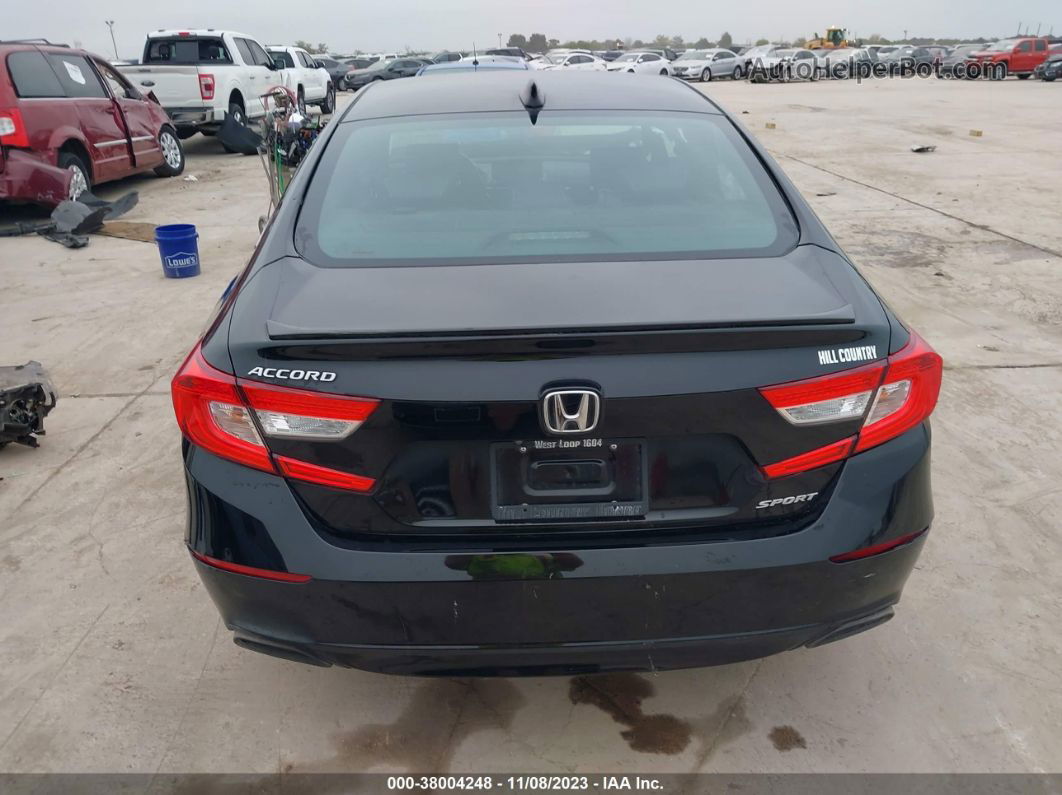 2018 Honda Accord Sport Black vin: 1HGCV1F37JA153834